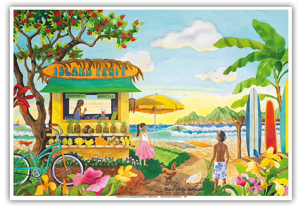 Amazon.com: The Fruit Stand at the Beach - Tropical Paradise